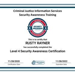 Cjis limited access certification test answers