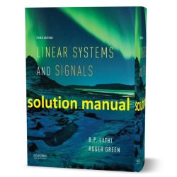 Linear systems and signals 3rd edition solutions pdf